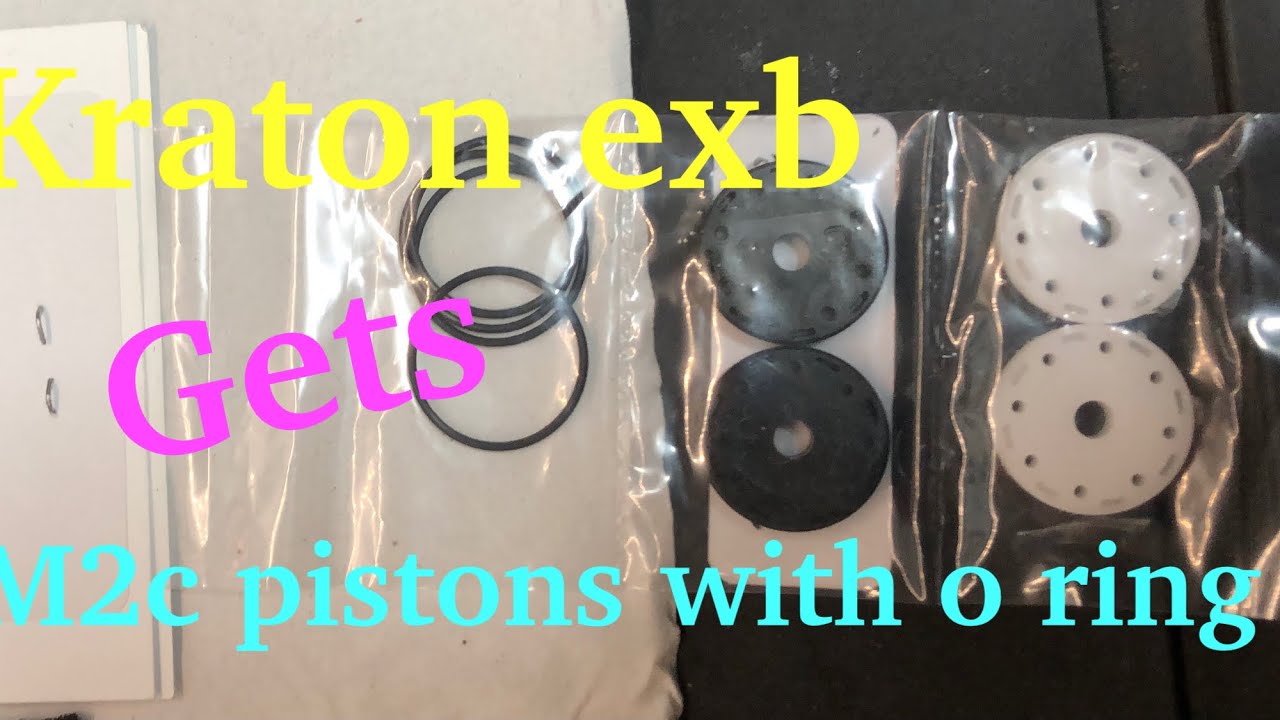 Arrma kraton exb gets M2c pistons with o rings