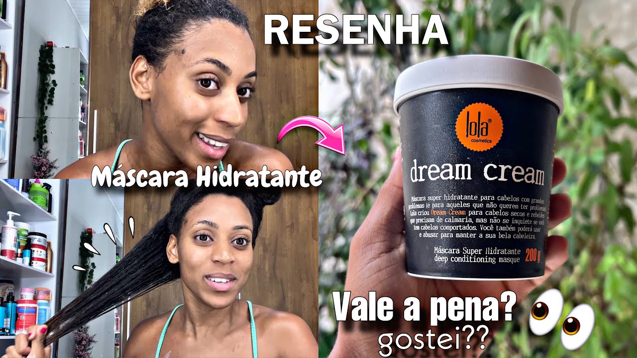 Testei a Máscara DREAM CREAM da Lola || RESENHA ~ gostei ??