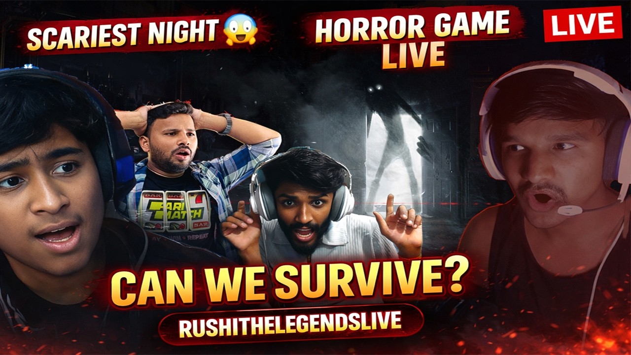 Dark Hours: Prologue Gameplay Live 😱 Scary Night Survival | Horror Game Live |RushiTheLegendsLive