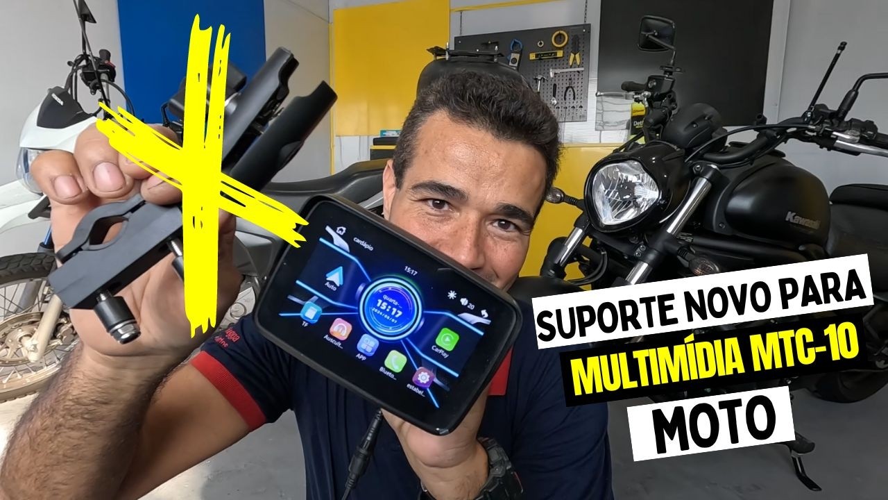 MELHOR SUPORTE PARA MULTIMIDIA MOTO MTC-10
