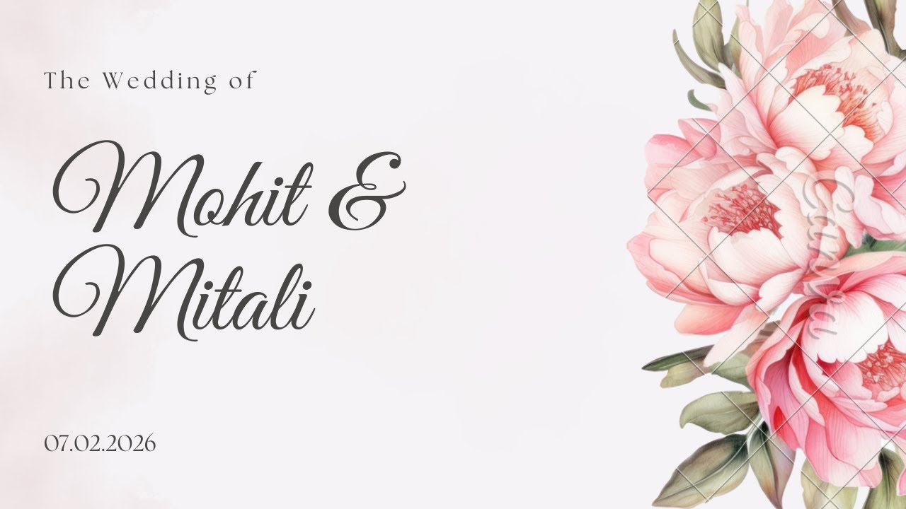 Mohit Weds Mitali - Wedding Live