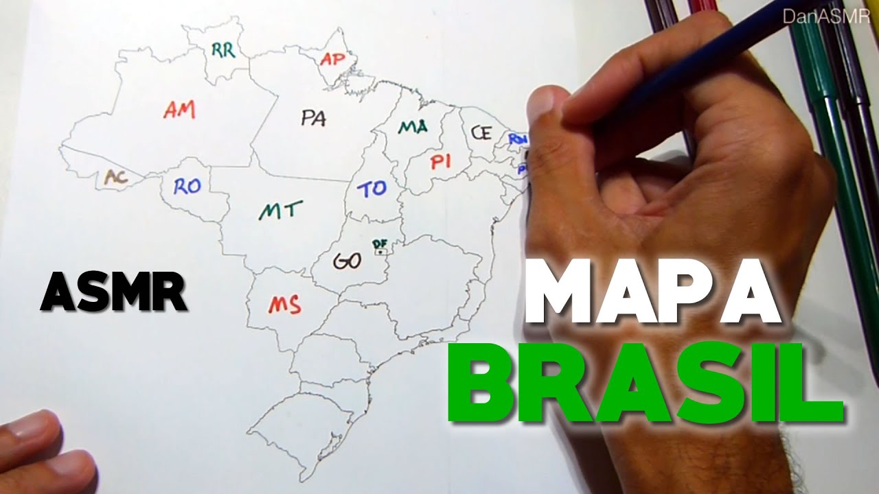ASMR MAPA DO BRASIL