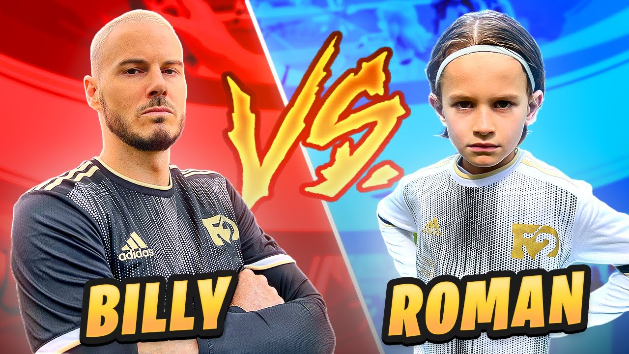 DAD vs SON FOOTBALL BATTLE! 🤜🤛 FT. Billy Wingrove & Roman Wingrove 🤩