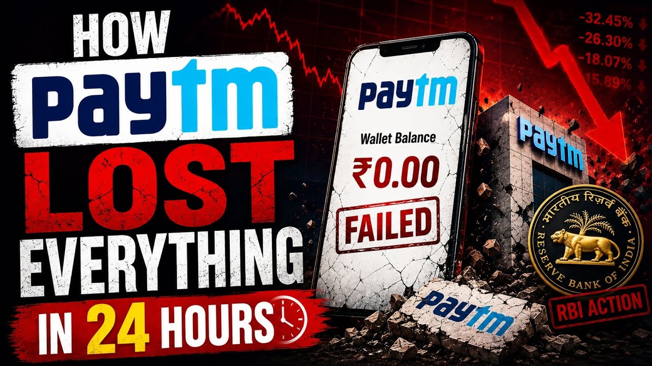 How Paytm Lost Everything in 24 Hours😱