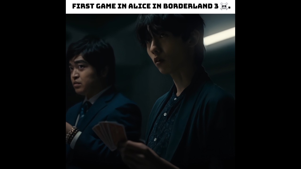 alice in borderland 3 is here ☠️🥶| first game alice 3 #viral #aliceinborderland3 #kdrama #edit