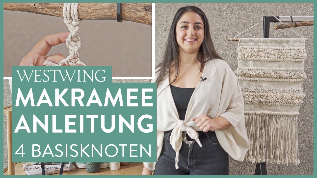 Makramee Anleitung f&uuml;r Anf&auml;nger | 4 Basisknoten + Tipps vom Profi