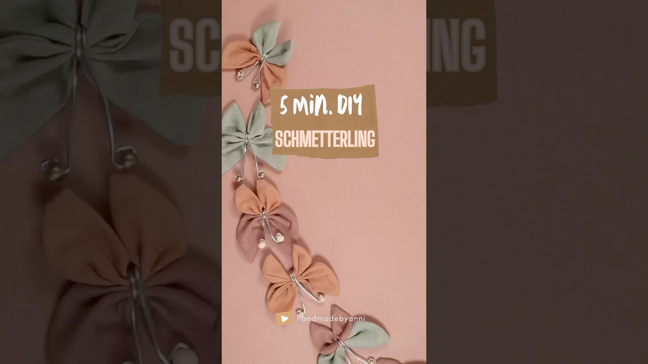 🦋geniale Nähidee in nur 5 Minuten🧵 – Perfekt als Geschenk oder Mitbringsel🎁