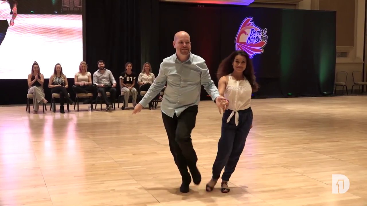 2018 Desert City Swing Champions Jack and Jill 1st Place - Matt Auclair and Patty Vo