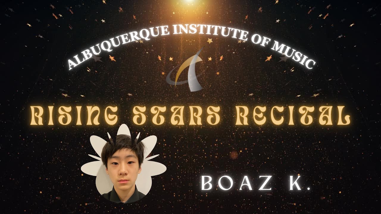 Boaz Kim performing 2 Part Invention composed by Bach