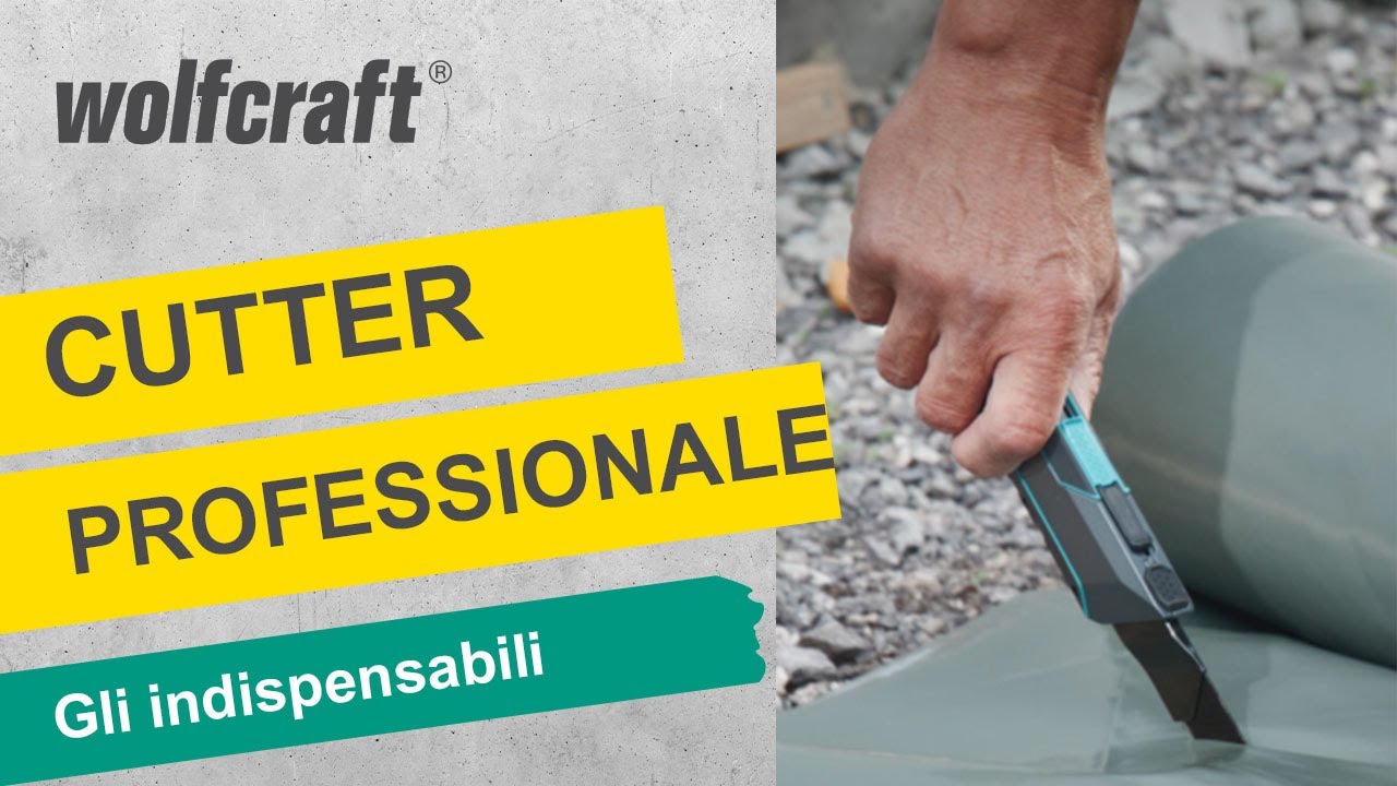 Come tagliare sughero e pellicola con il cutter ultra affilato |wolfcraft