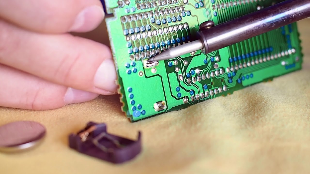 Replacing the battery of a SNES game, or; Can I (Still) Solder?