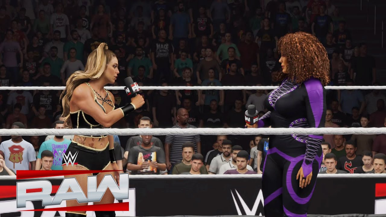WWE 2K25 RAW - ELEKTRA LOPEZ CONFRONTS NIA JAX