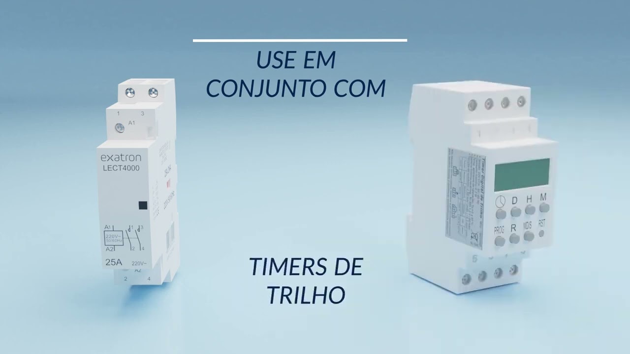Contator Modular Quadro de Distribui&ccedil;&atilde;o Exatron - Onde Comprar