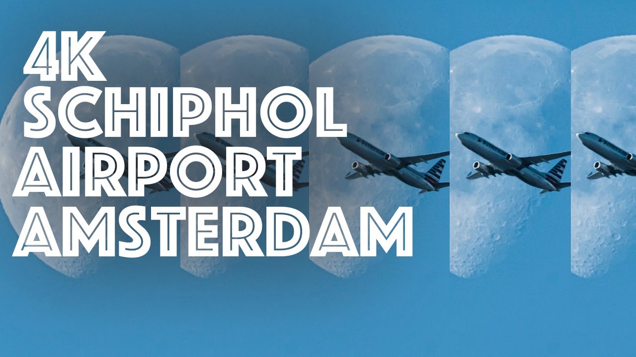 4K Airport Tour : Amsterdam Airport Schiphol : The Netherlands (Koninklijke Luchthaven) : Walk 242