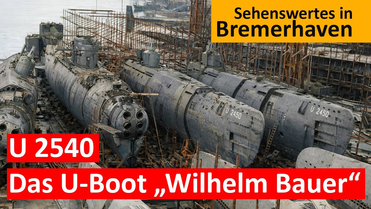 U-2540: Das einzige Type-XXI-U-Boot, das man innen besichtigen kann