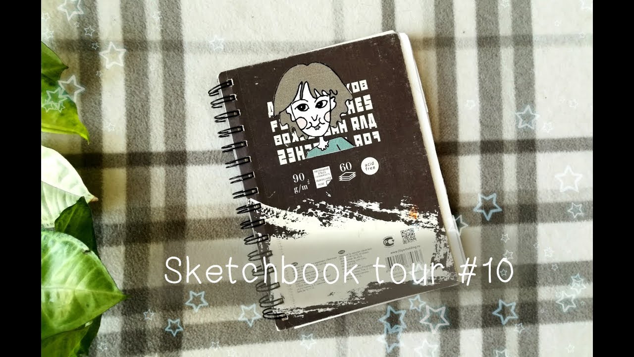 Обзор на скетчбук #10/Sketchbook tour #10