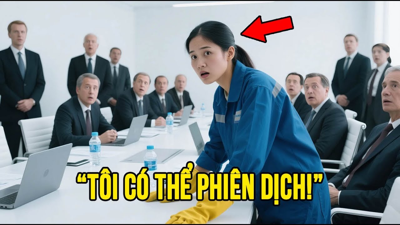 “Tôi Có Thể Phiên Dịch” – Cô Gái Lao Công Việt Bị Khinh Rẻ 3 Năm Khiến Cả Tập Đoàn Mỹ Sững Sờ