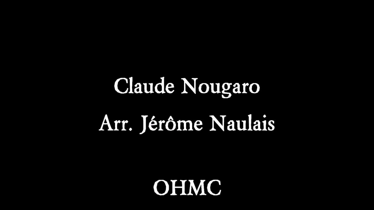 Claude Nougaro de Jérôme Naulais
