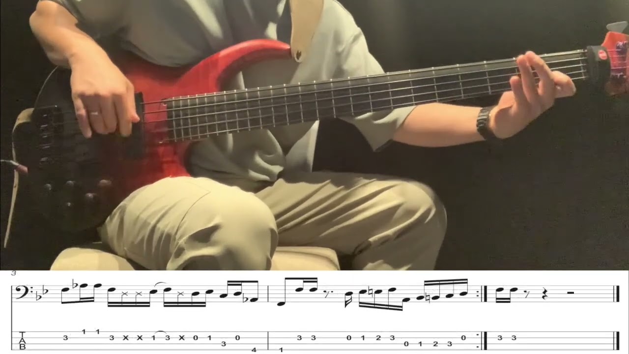 매일매일 베이스 릭 연습 1 /Bass F7 Finger Funk Groove Lick