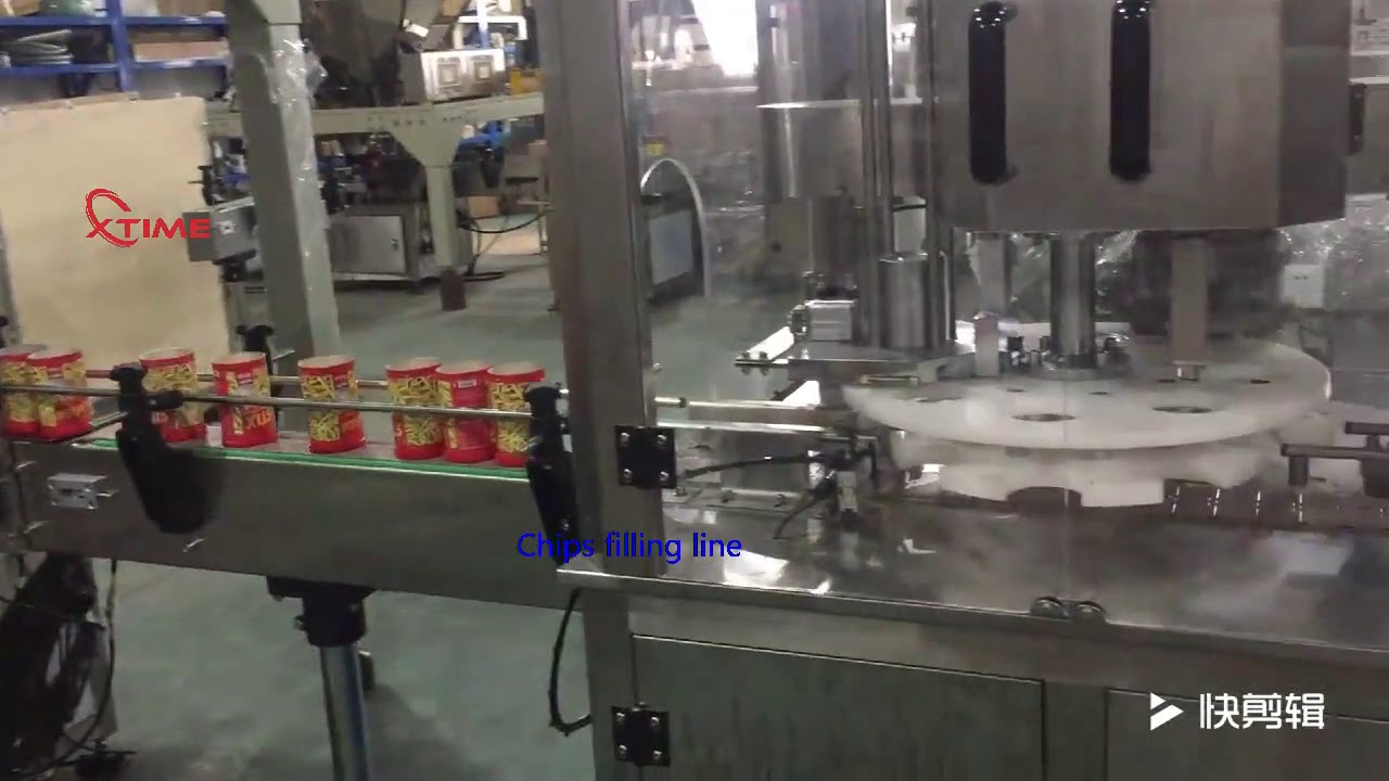 Chips auto filling line