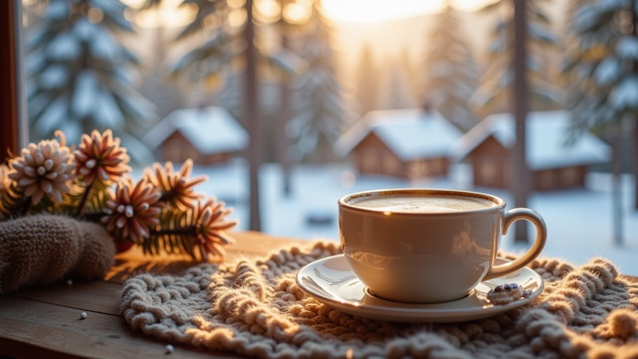 Cozy Winter Morning Coffee Jazz ~ Нежный инструментал босса-новы для релаксации
