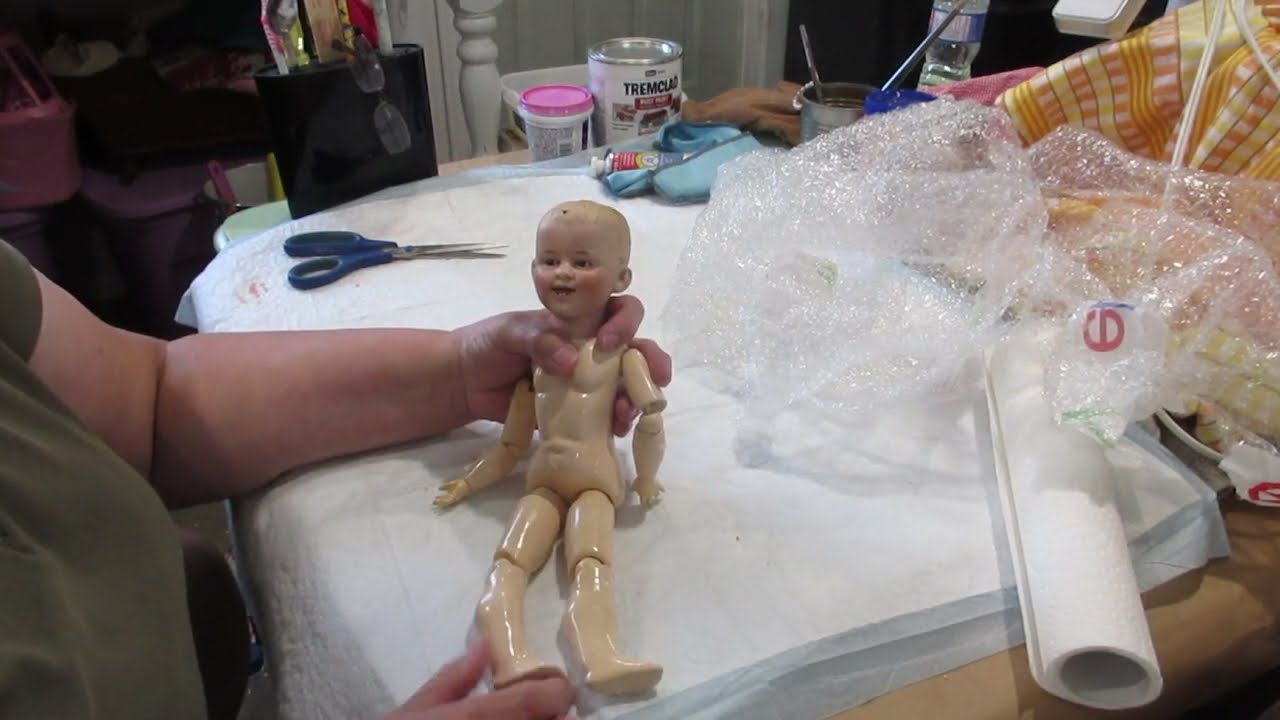 the broken doll -- Gebruder Heubach Doll --Laughing Boy Doll