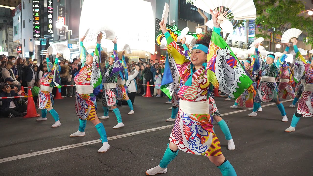 [4K] 夢想漣えさし　YOSAKOIソーラン祭り 2024 金曜日 FUNKY!すすきの会場