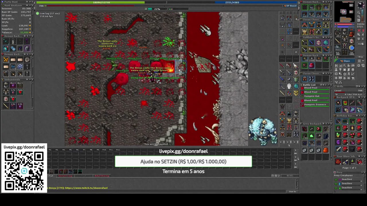TIBIA Bloody Tusks Quest Boss Final Vladrukh EK