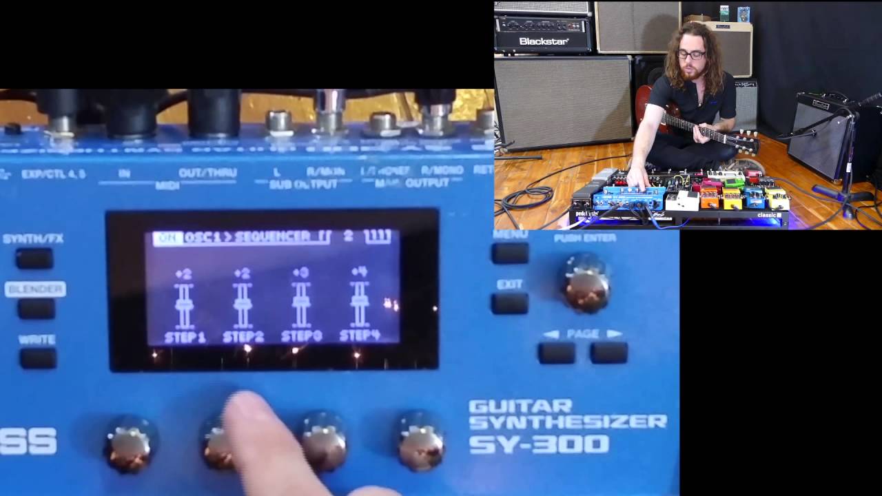 BOSS SY300 Guitar Synth Sequencer