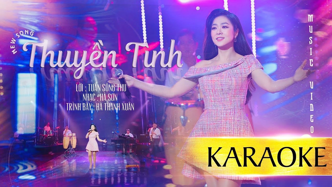 [KARAOKE] THUYỀN TÌNH | Hà Thanh Xuân (Lời: Tuấn Sông Thu - Nhạc: Hà Sơn)