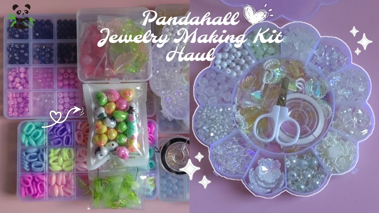 Jewelry Making Kit Unboxing & Haul🎀 | In Collaboration with PANDAHALL + How to Order & Save!✨