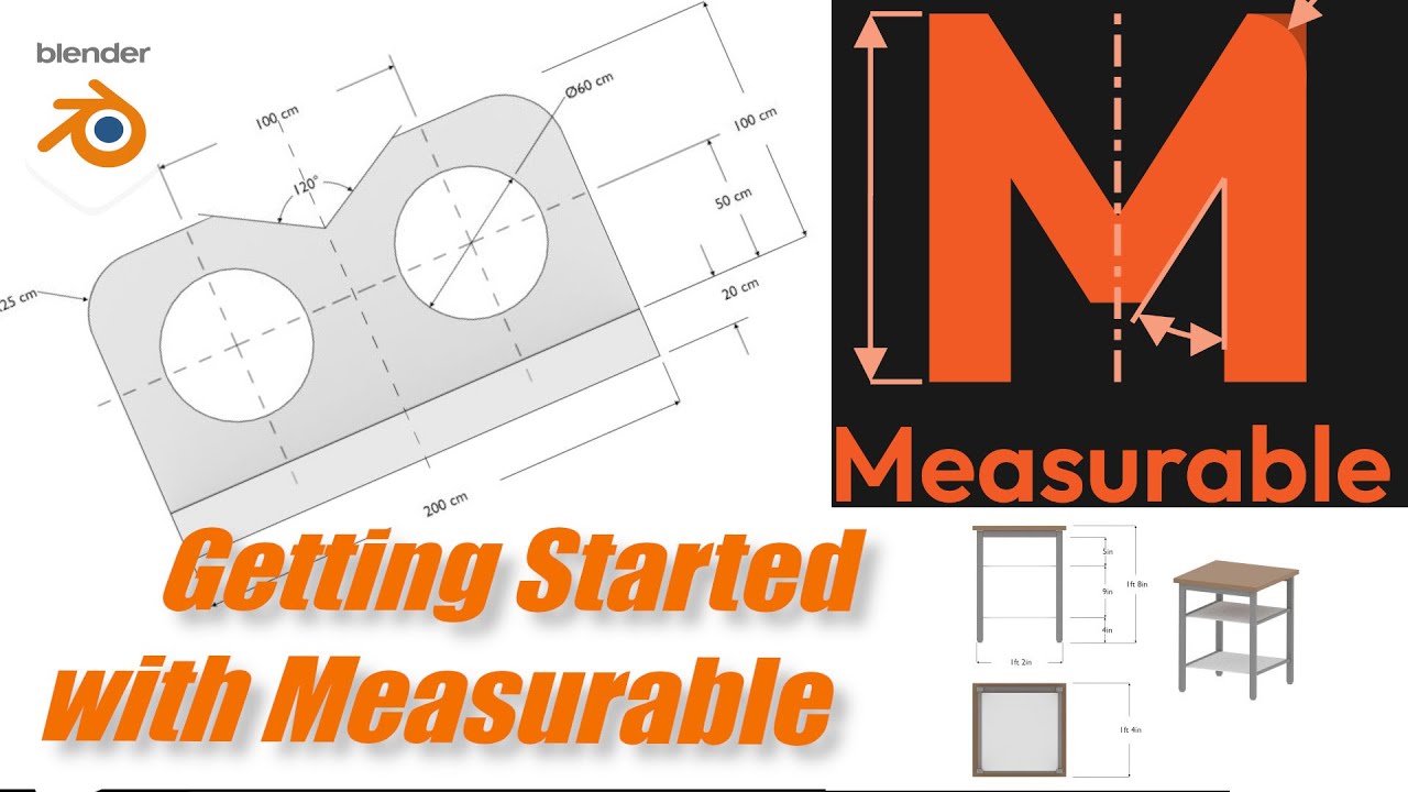 Measurable: новое дополнение Blender для измерений в стиле CAD
