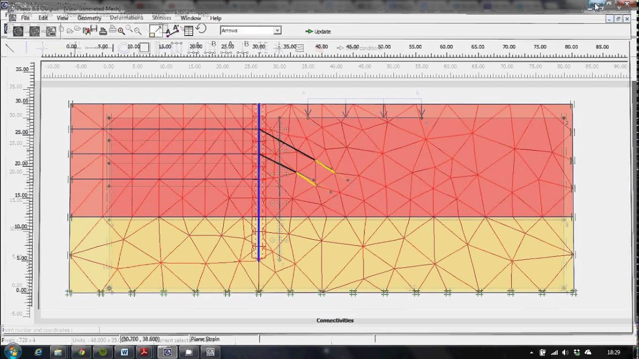 Plaxis 2D Tutorial: Excavation and Retaining Wall