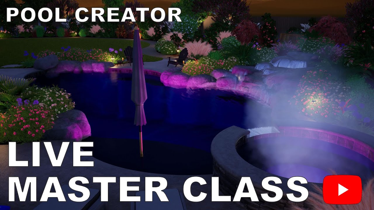 Pool Creator VIP 3D Master Class Live - Working With Old Pool Studio Project Files - Part 1