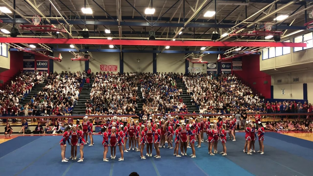 Westlake Chaps Cheer Homecoming Pep Rally 2018
