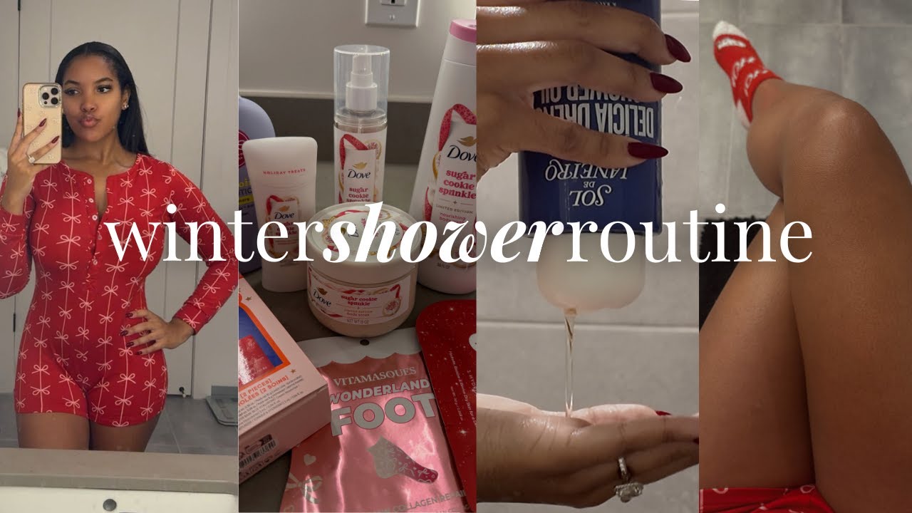 WINTER EVERYTHING SHOWER ROUTINE | winter scents + winter faves + buttery soft skin | TayyLiz