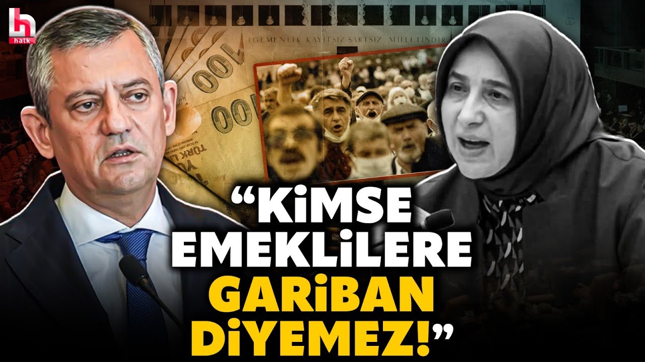 Emeklilere 'gariban' sözleri gündem olmuştu! Özgür Özel'den AKP'li Özlem Zengin'e çok sert tepki!