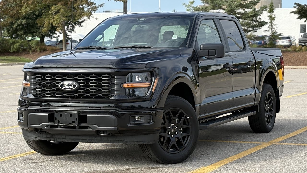 New 2025 Ford F 150 STX in Agate Black Metallic (#A1290) | Barrie Ford