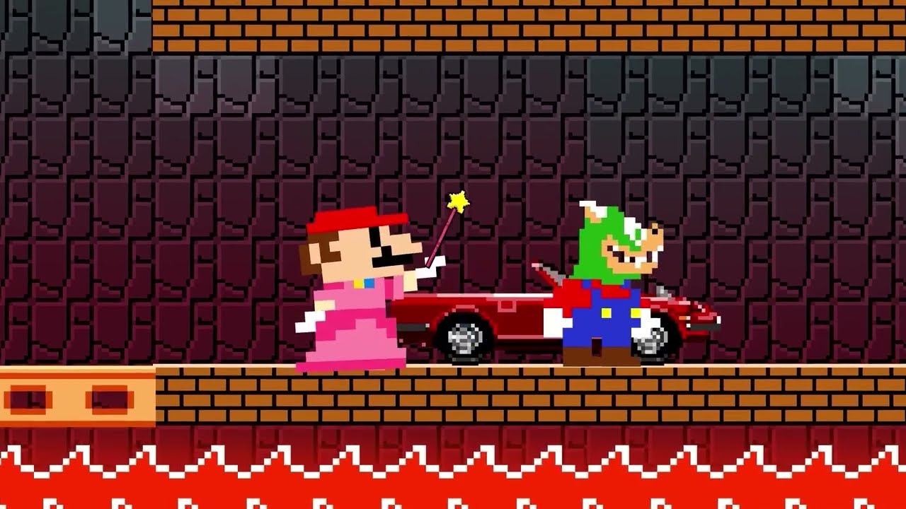 Mario Swaps Brains in a Vending Machine | Game Animation