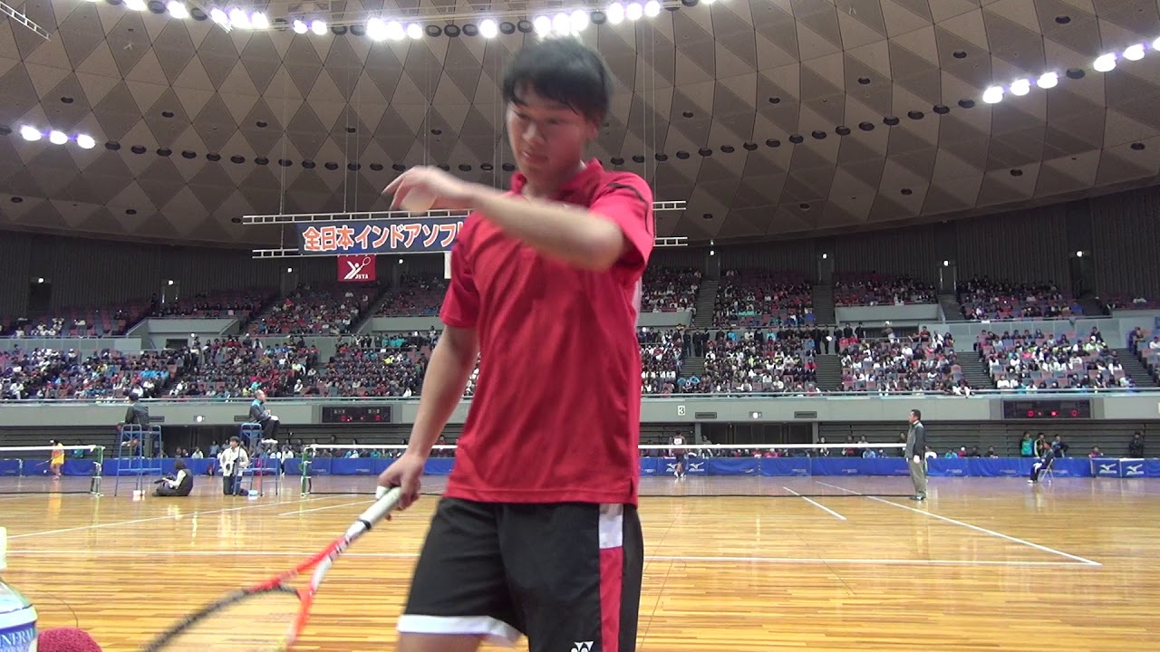 【選手目線】第61回全日本インドアソフトテニス選手権 男子決勝 船水(雄)・九島 vs 船水(颯)・星野