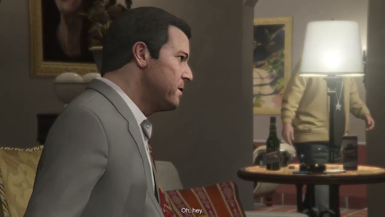 Michael in Depression 😔💭 #gta5