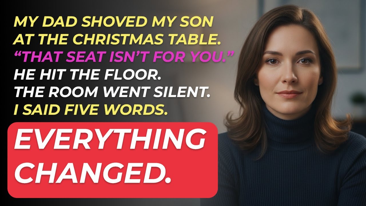 My Father Humiliated My Son at Christmas. I Ended His Control Without Raising My Voice