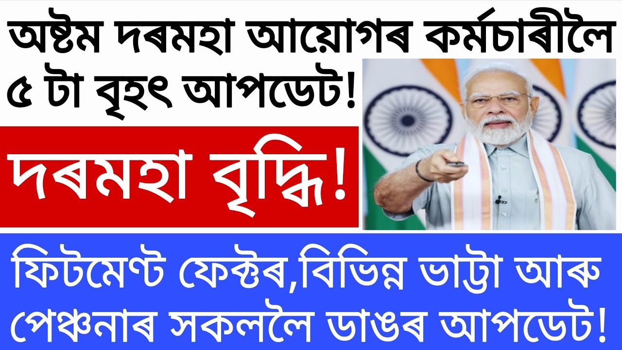 8th Pay commission big update/salary Increase/Fitment factor, DA/Pension Update/latest update Today!