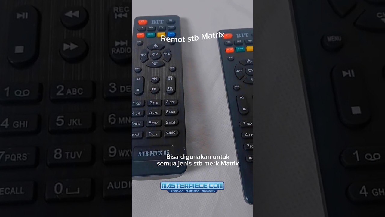 Remote Set Top Box. Remote STB Matrix Apple DVB T2 #remotestb