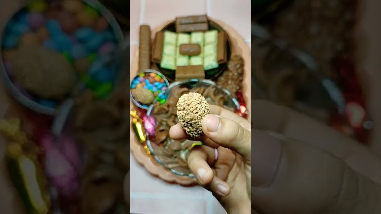 ASMR Sweet Platter | Oddly Satisfying Chocolates | So Relaxing ASMR Video | Yummy😋Food ASMR Platter
