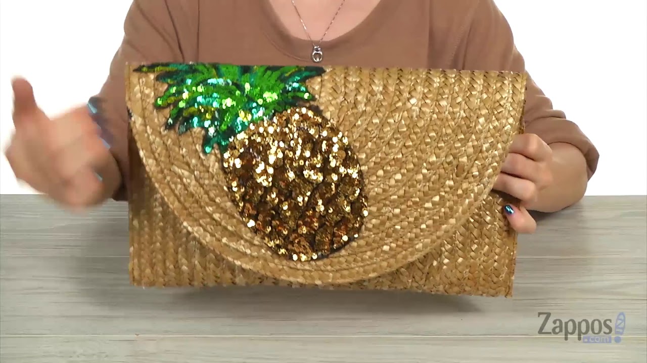 Betsey Johnson Straw Clutch SKU: 9105122