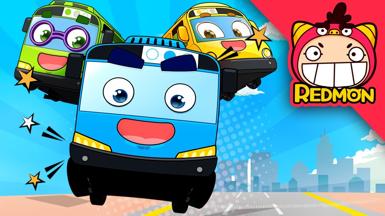 Bus song | Vehicle song | Nursery rhymes | REDMON