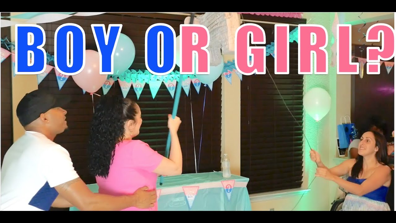 Our first Baby & Gender Reveal very emotional