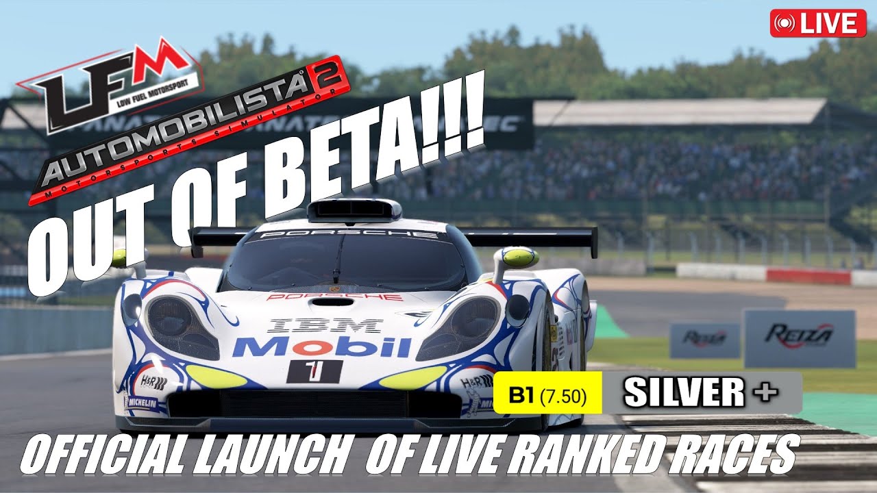 LIVE: AMS2 + LFM NEW Official Ranked Racing - Joint The Chat!