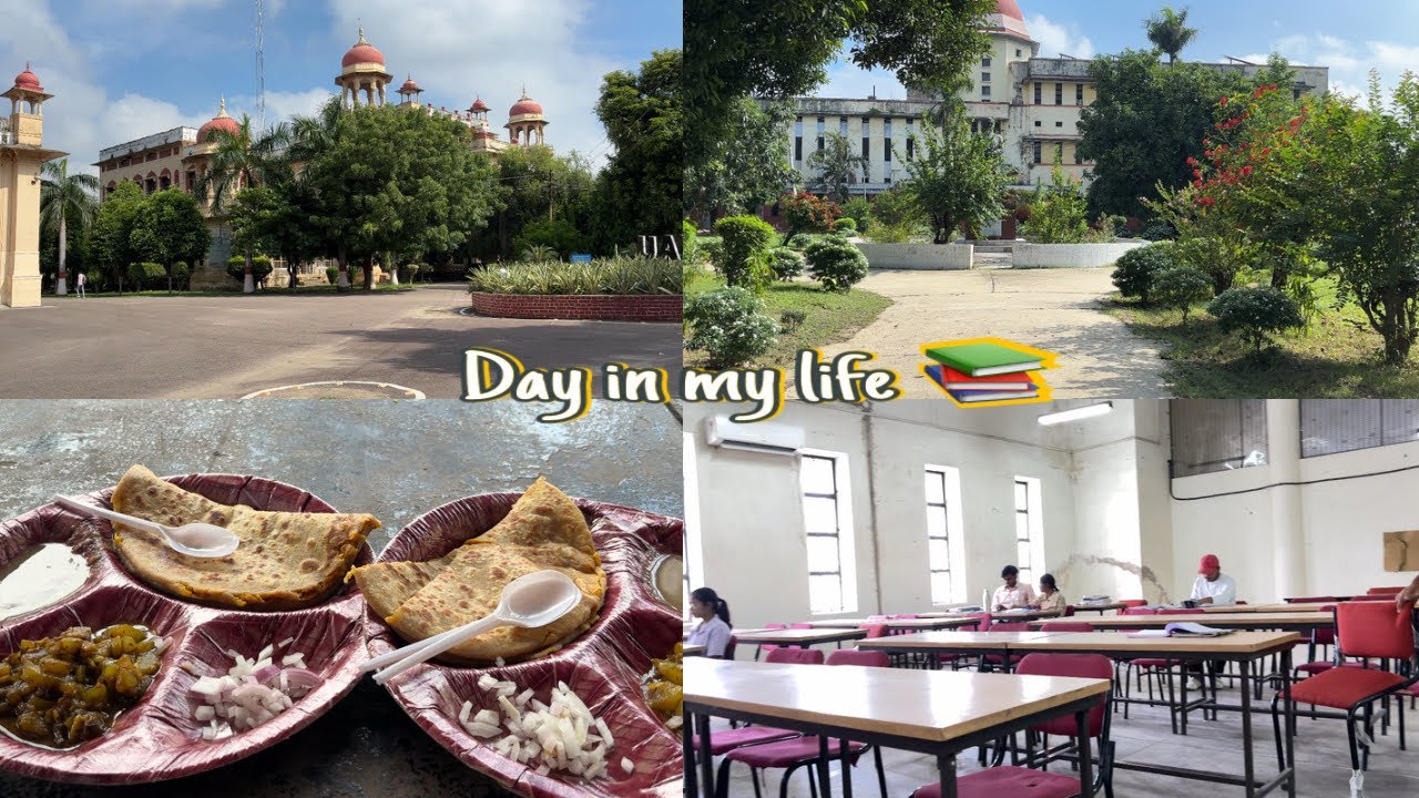 day in Allahabad university 📚🌻🦋|studentlife |librarystudy📚|studyvlog
